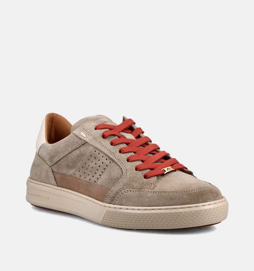 Ambitious Anopolis Taupe Sneakers voor heren (373694) - geschikt voor steunzolen