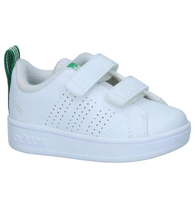 adidas Advantage Clean Baskets basses en Blanc en simili cuir (237173)