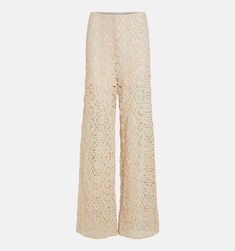 Vila Summer Beige Wijde broek voor dames (333812)