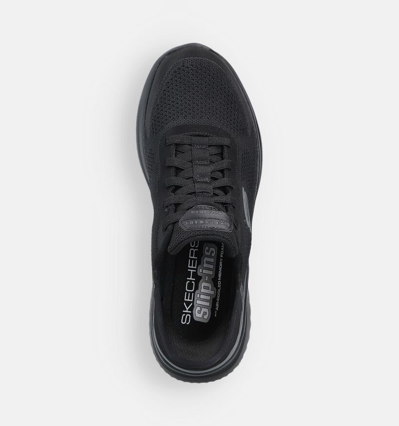 Skechers Bounder 2.0 Silco Zwarte Sneakers voor heren (366502)