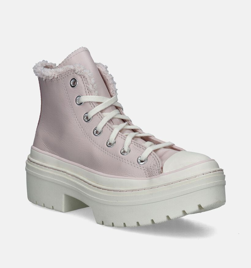 Converse CT All Star Lugged Heel Baskets en Noir pour femmes (343981)