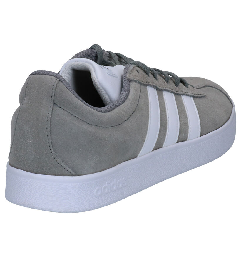adidas VL Court 2.0 Baskets en Bordeaux pour hommes (326305) - pour semelles orthopédiques