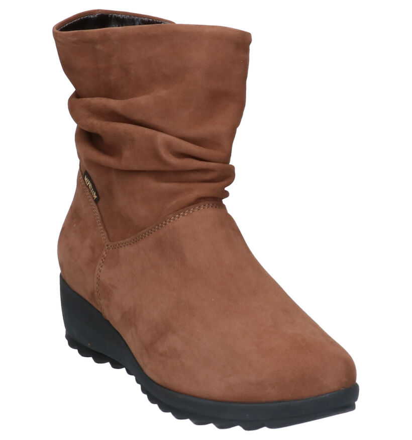 Mephisto Agatha Taupe Enkellaarsjes voor dames (330828)