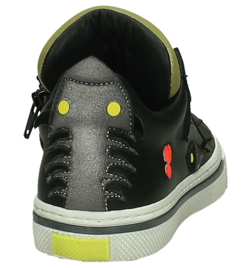 Rondinella Chaussures à fermeture à glissière et lacets  (Noir), , pdp