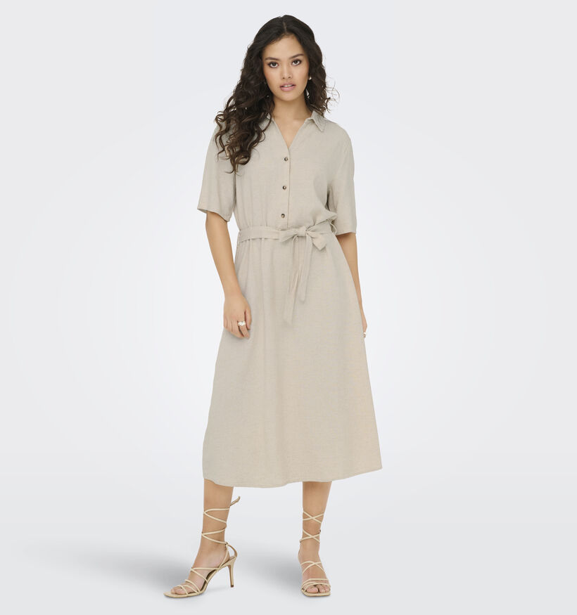 JDY Say Beige Hemdjurk voor dames (351342)