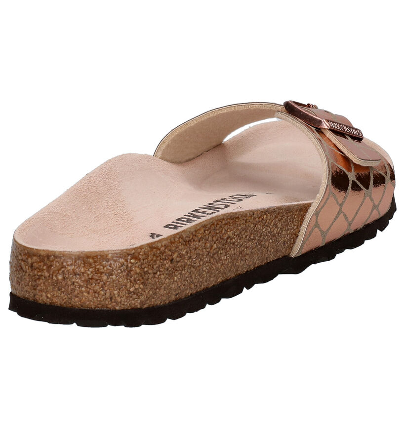 Birkenstock Madrid Birko-Flor Witte Slippers voor dames (338044)