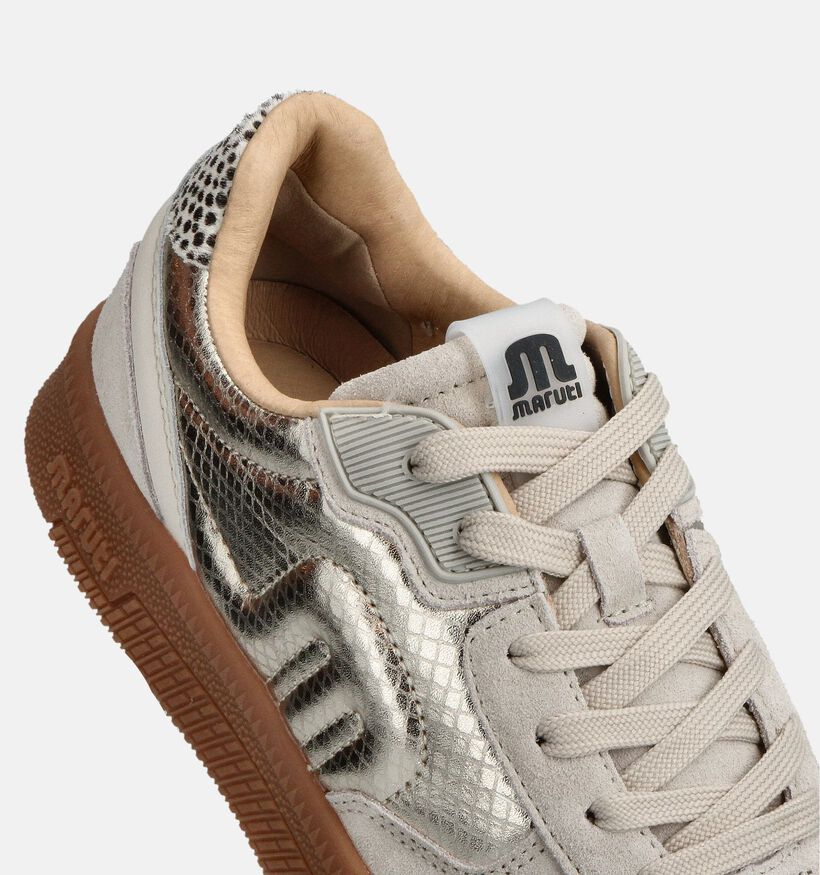 Maruti Yale Gouden Sneakers voor dames (365245) - geschikt voor steunzolen