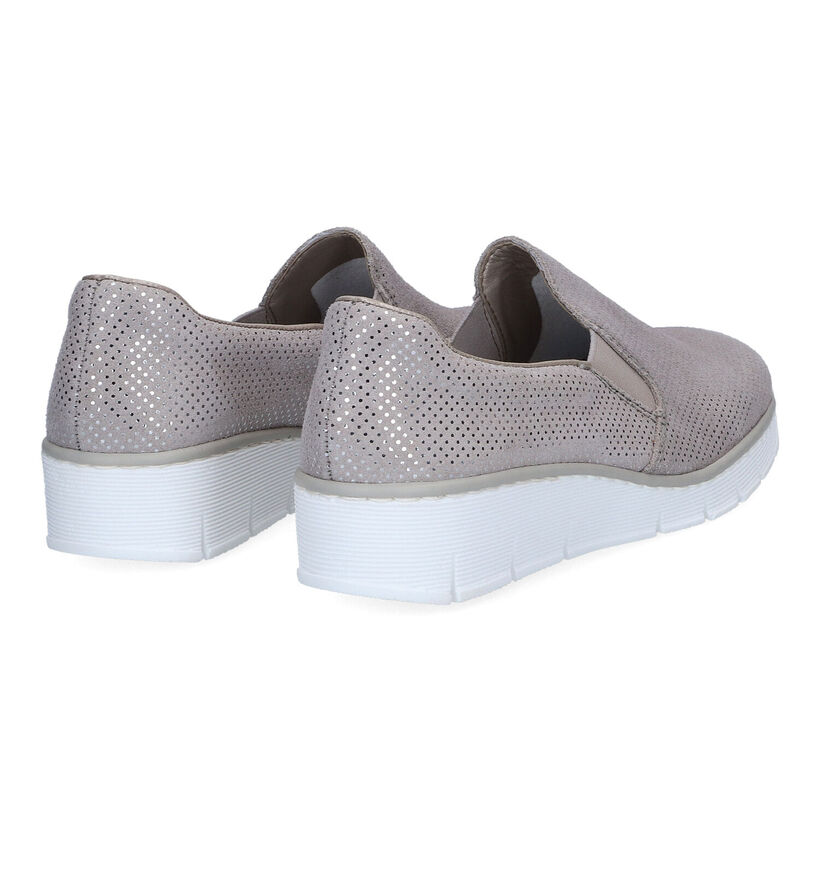 Rieker Blauwe Instappers voor dames (320233) - geschikt voor steunzolen