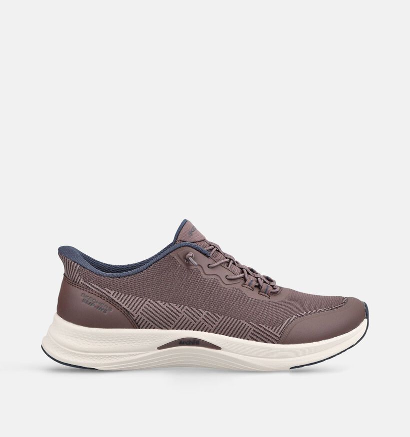 Skechers Arch Fit Bruine Sneakers voor dames (377981) - geschikt voor steunzolen