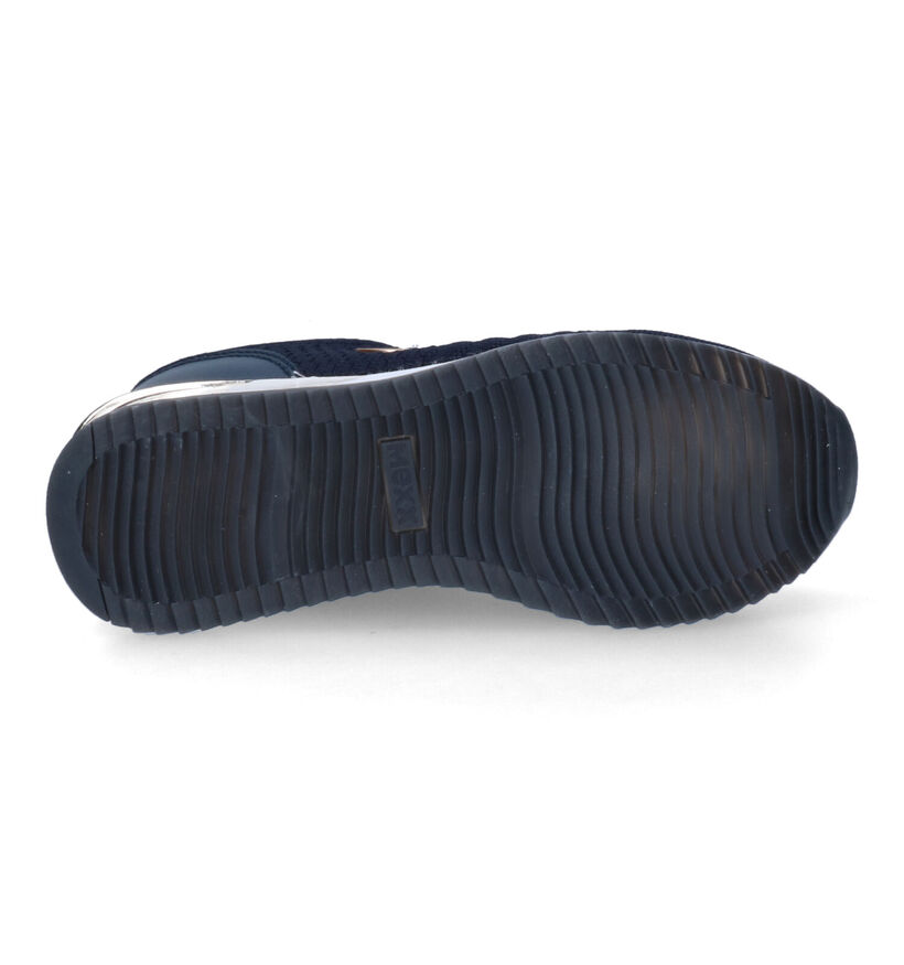 Mexx Gitte Mini Baskets en Bleu pour filles (303737) - pour semelles orthopédiques