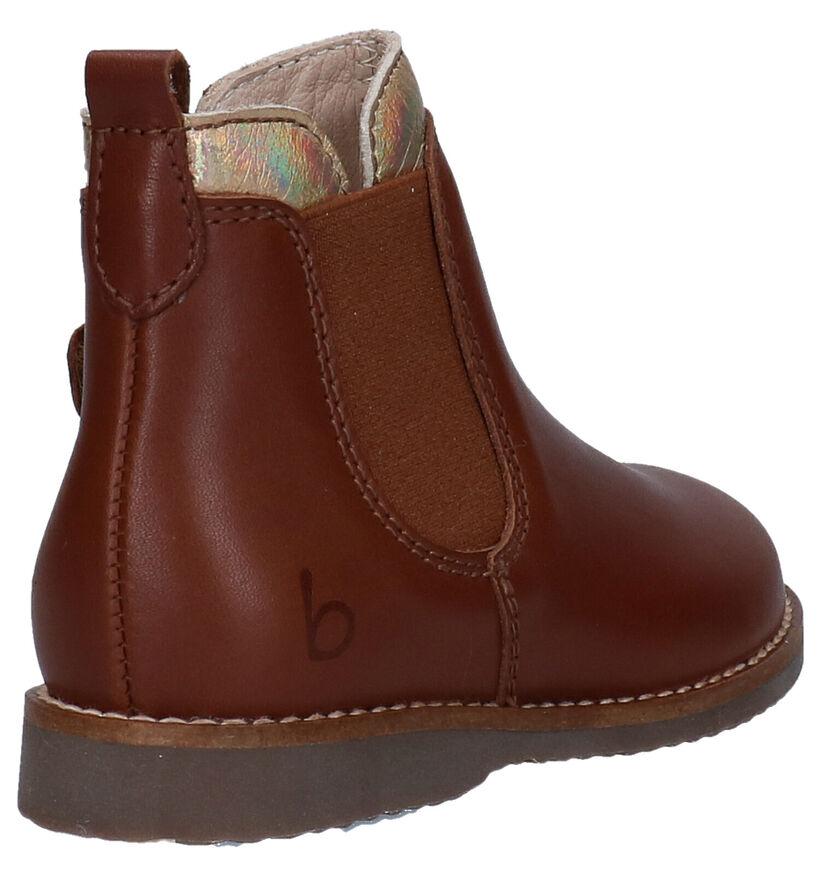 Beberlis Bottes courtes en Cognac en cuir (281126)