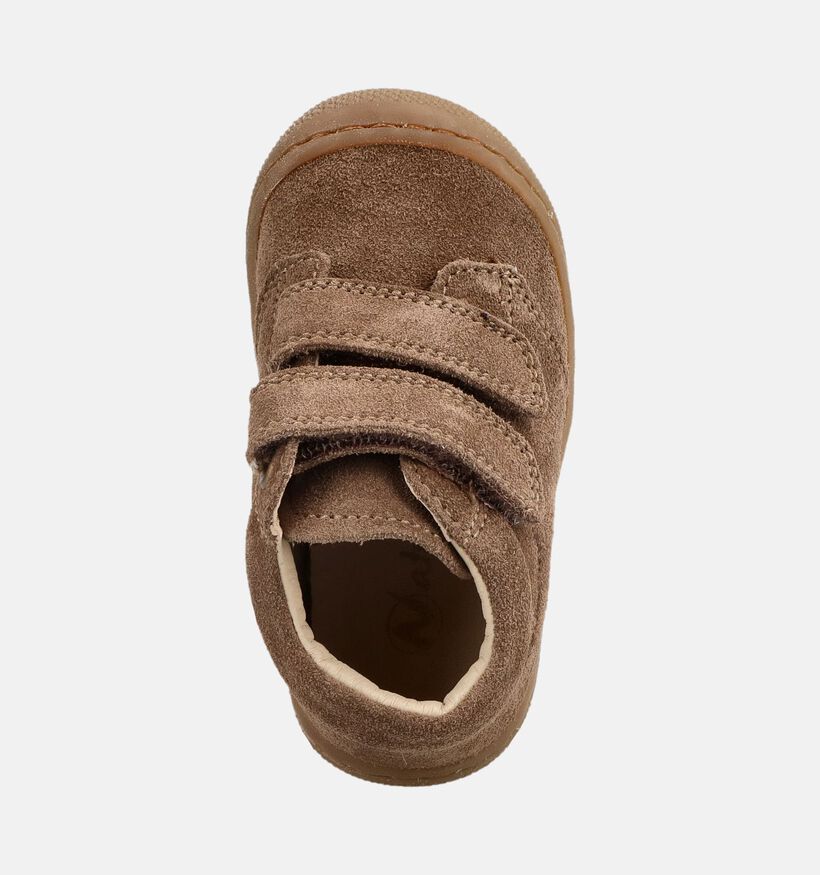 Naturino Cocoon Wide Baskets montantes en Brun pour gar&ccedil;ons (380182) - pour semelles orthop&eacute;diques