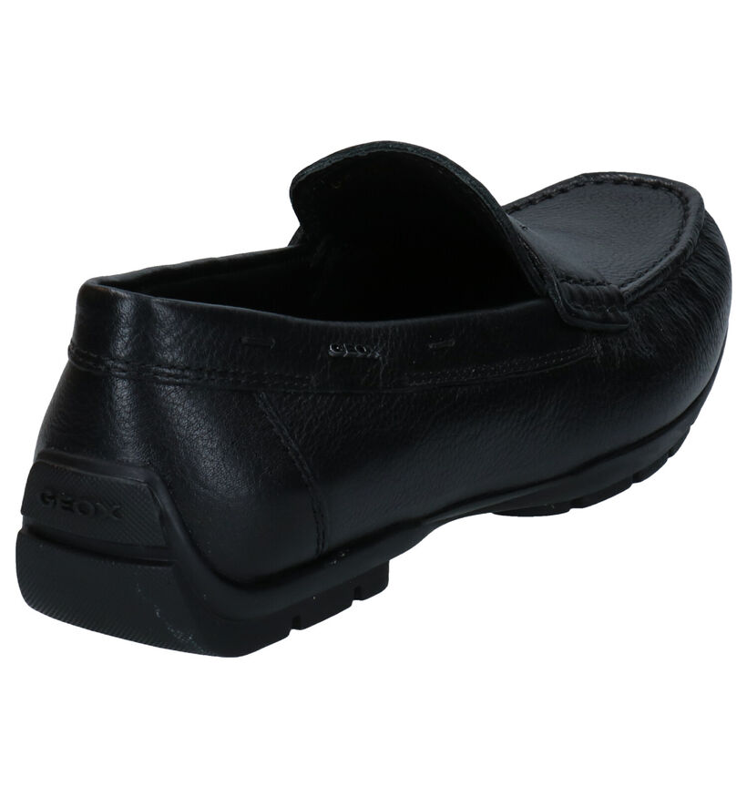 Geox Moner Mocassins en Noir en cuir (279093)