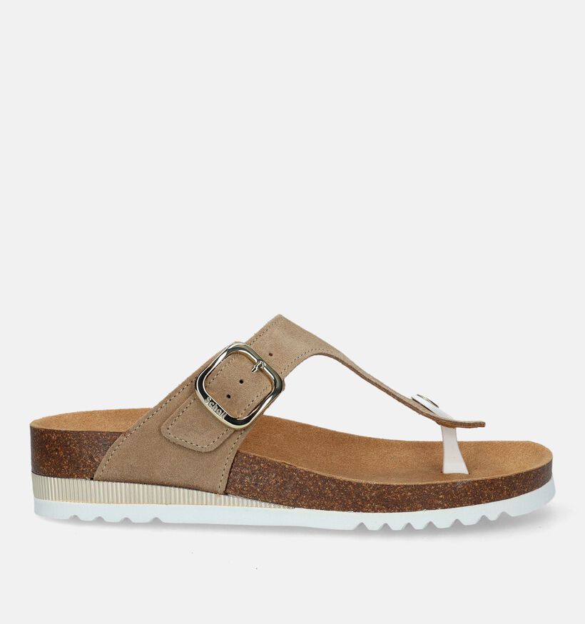 Scholl Ilary SS 1 Tongs en Brun en nubuck (336728)