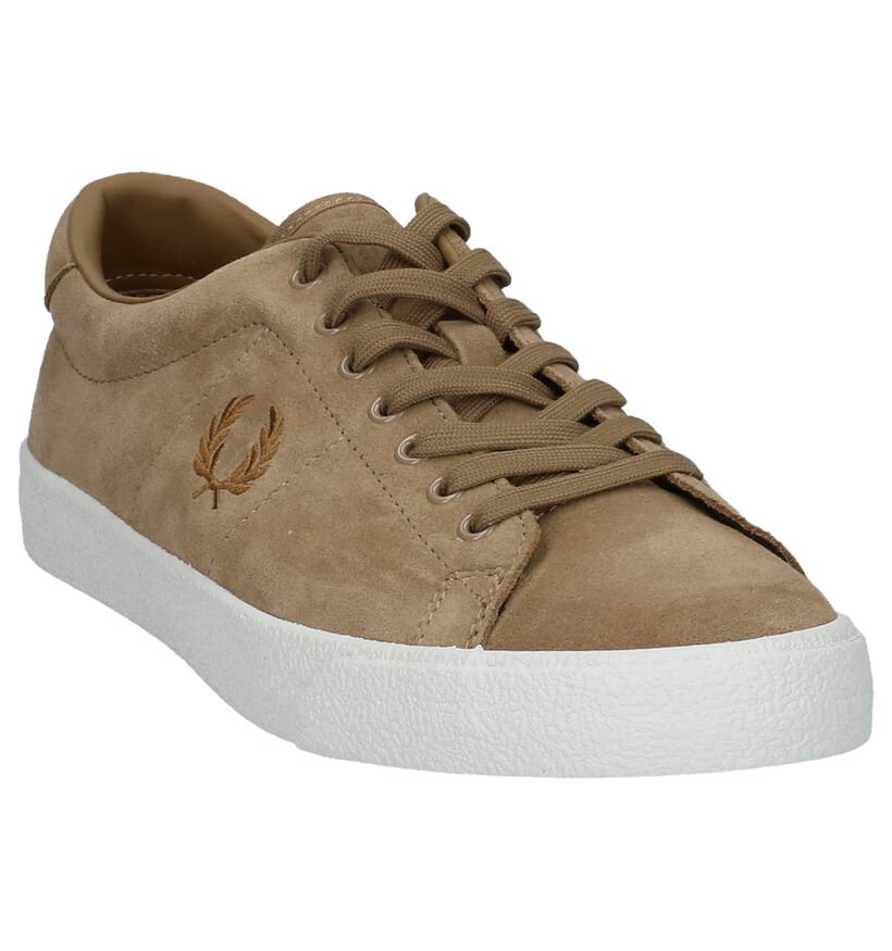 Fred Perry Sneakers Beige in daim (224292)