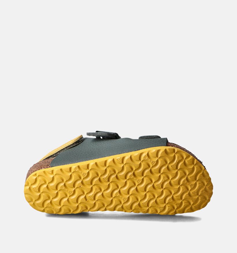 Birkenstock Milano Sandales en Vert Khaki pour filles, garçons (352403)