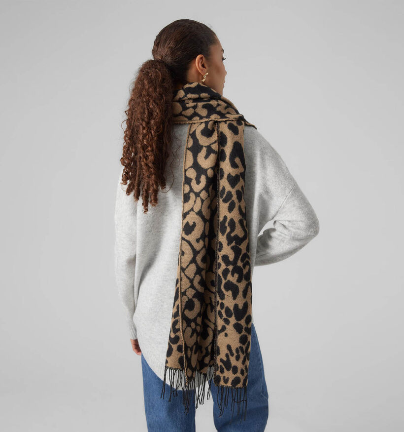Vero Moda Hannah Châle en Brun pour femmes (333516)