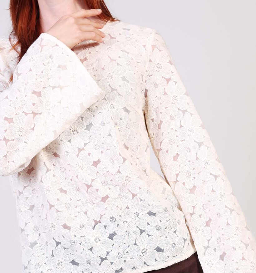 Vila Flowa Beige Blouse voor dames (366143)