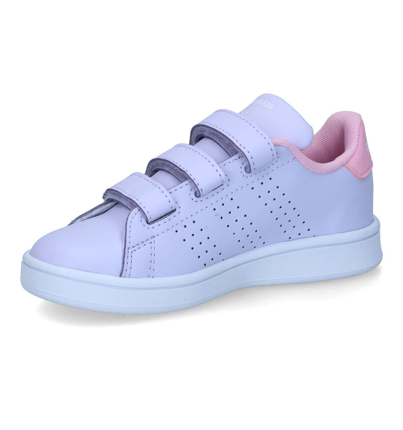 adidas Advantage Frozen Paarse Sneakers in kunstleer (301134)