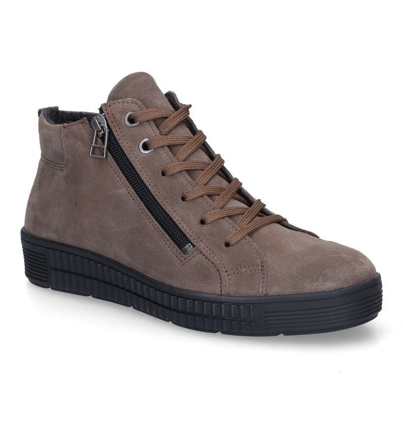 Solemade Maren Taupe Sneakers voor dames (315834) - geschikt voor steunzolen