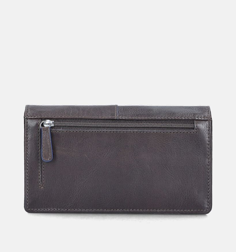 Label M Porte-monnaie à rabat en Marron pour hommes (352751)