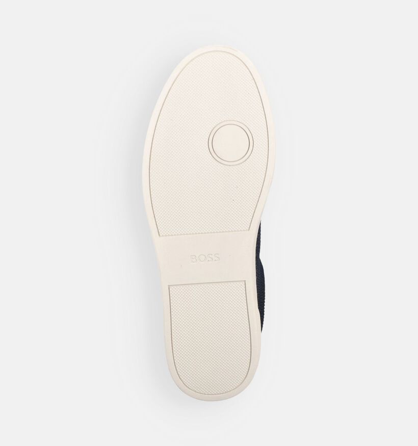 BOSS Kieran Chaussures &agrave; lacets en Bleu fonc&eacute; pour hommes (369007) - pour semelles orthop&eacute;diques