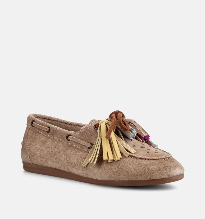 PS Poelman Vita Tassels Beige Bootschoenen voor dames (378666)