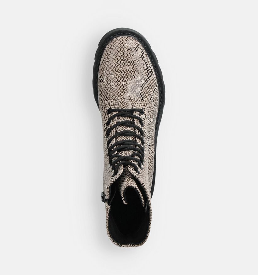 Tamaris Boots à lacets en Beige pour femmes (360651)