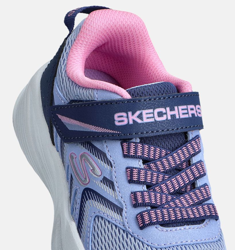Skechers Microspec Tread Paarse Sneakers voor meisjes (366286) - geschikt voor steunzolen