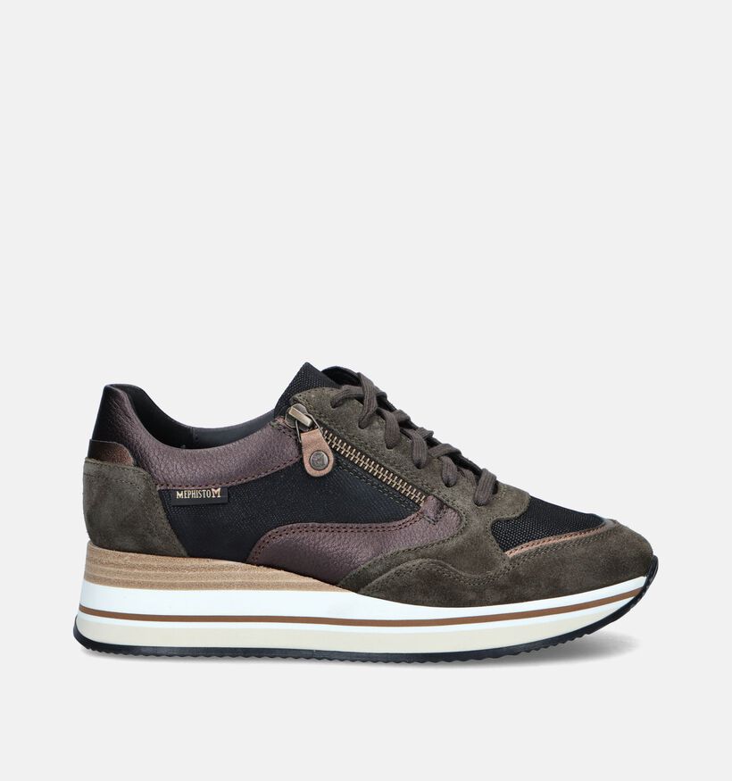 Mephisto Olimpia Kaki Sneakers voor dames (346082) - geschikt voor steunzolen