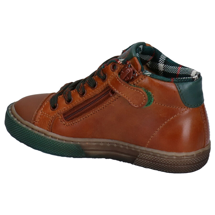 STONES and BONES Rekko Cognac Schoenen in leer (278900)