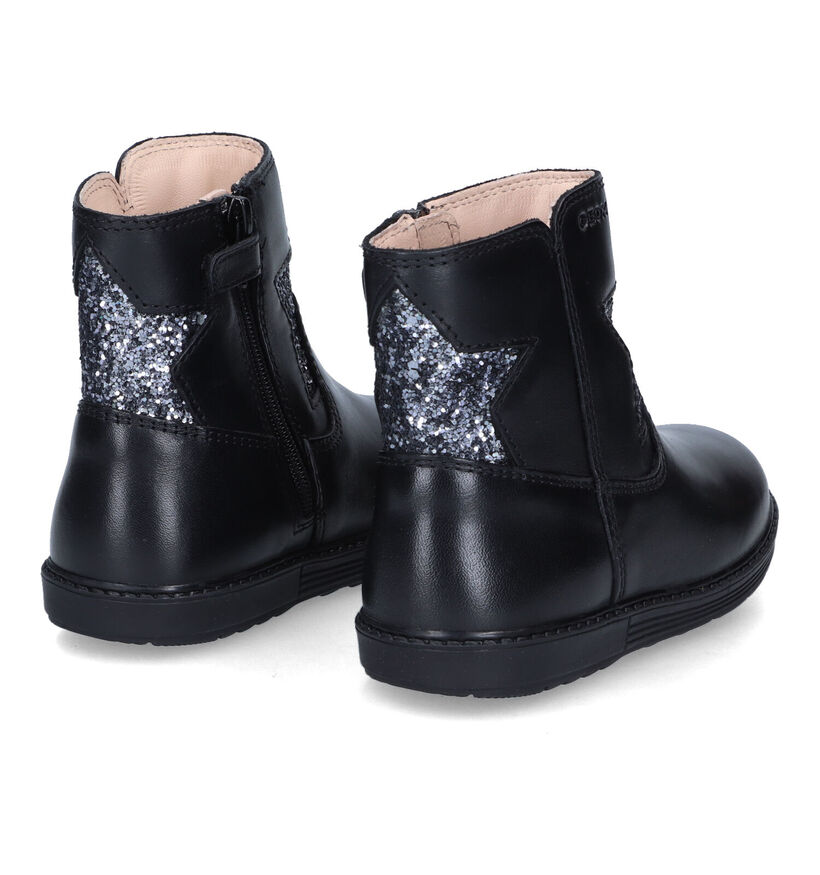 Geox Hynde Bottes en Noir en cuir (317582)