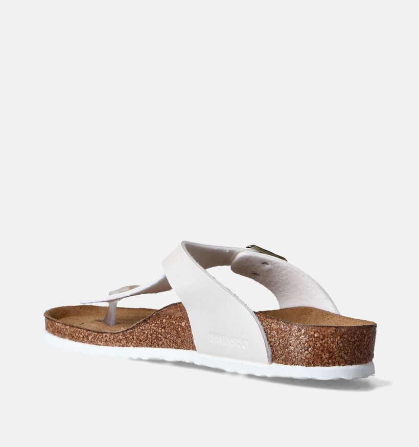 Birkenstock Gizeh Witte Slippers voor meisjes (352248)