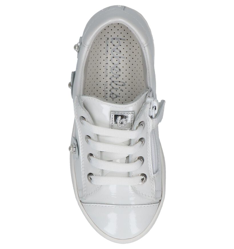 Witte Laké Sneakers met Bloemen Beberlis, , pdp