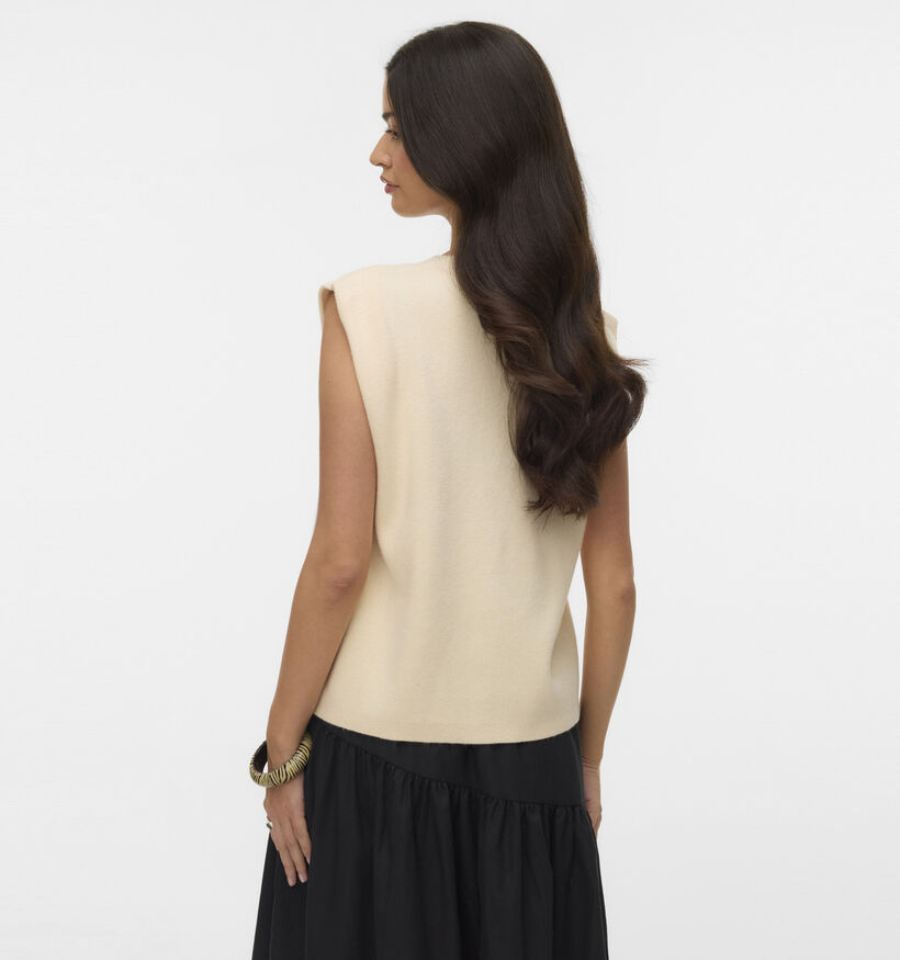 Vero Moda Gold SL Gilet en Beige pour femmes (367160)