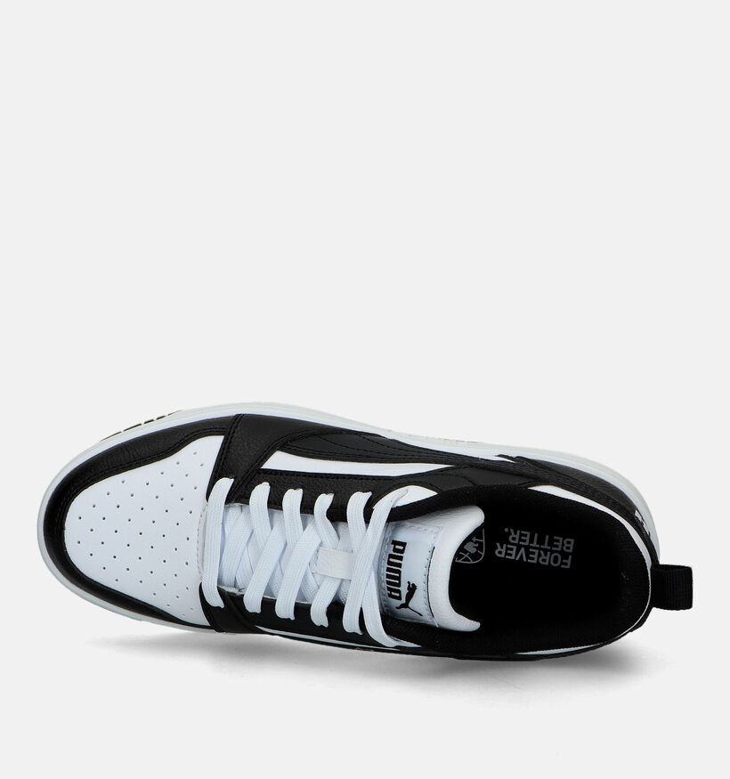 Puma Rebound v6 Baskets en Noir pour filles, garçons (342863)