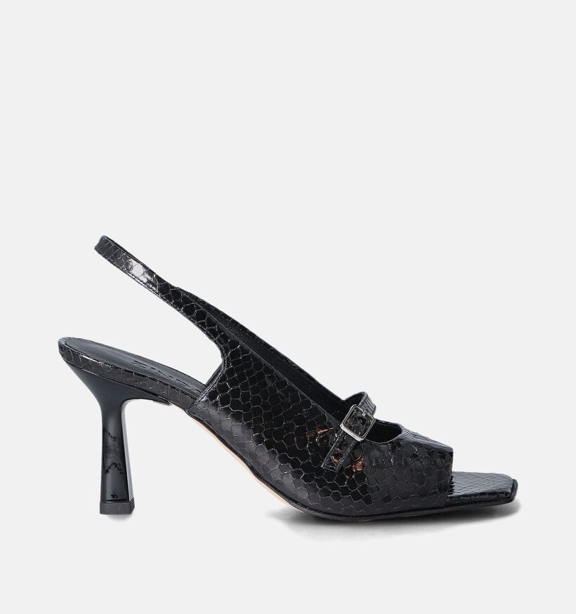 Zinda Sandales à Talons en Noir pour femmes (357664)