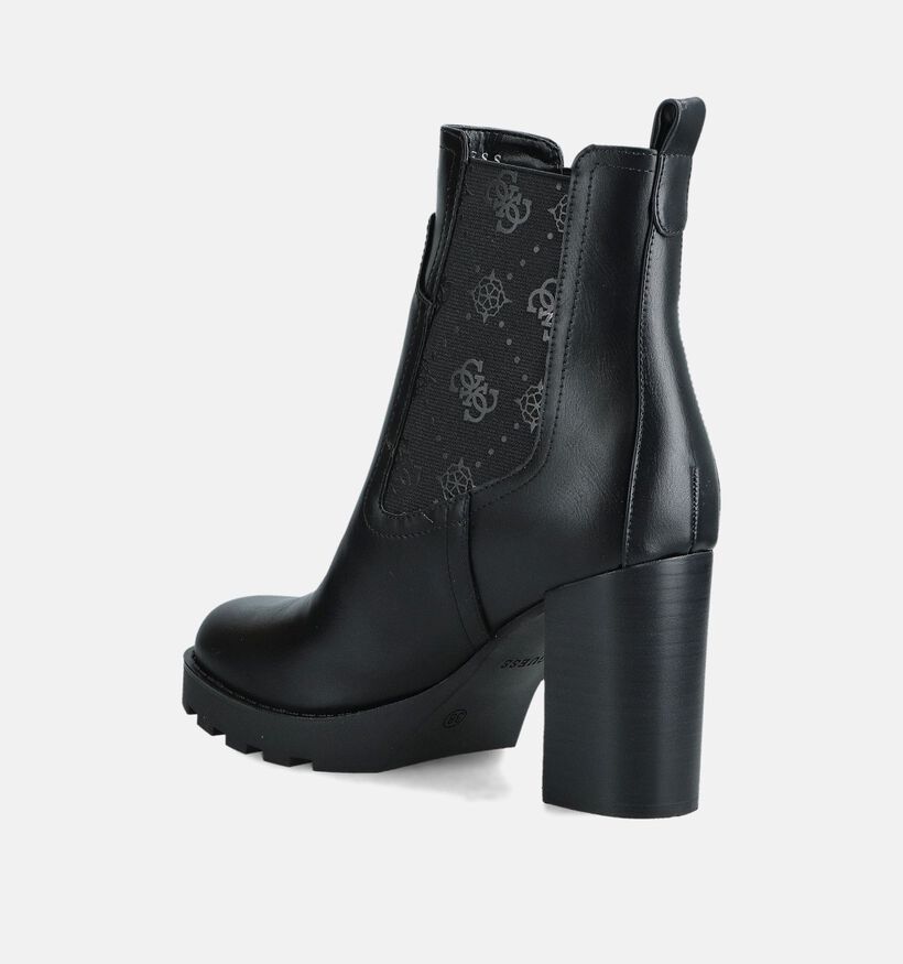 Guess Nealle Bottines à talons en Noir pour femmes (362360)