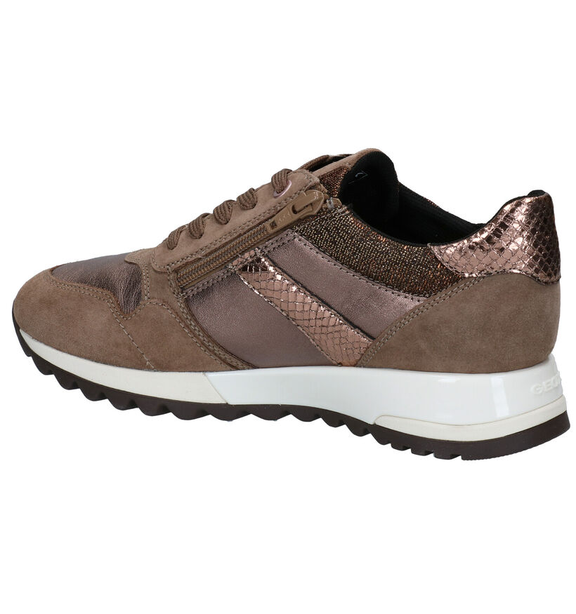 Geox Tabelya Chaussures à Lacets en Noir en cuir (278858)