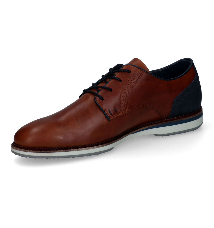 Bullboxer Cognac Veterschoenen in leer (310344)