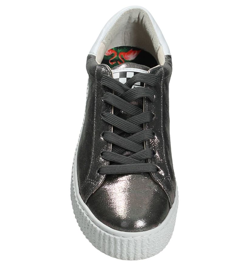 Zilveren Metallic Creeper Sneaker No Name, , pdp