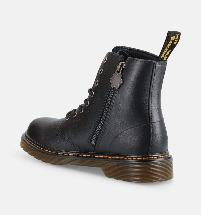 Dr. Martens 1460 Boots &agrave; lacets en Noir pour filles (376017)