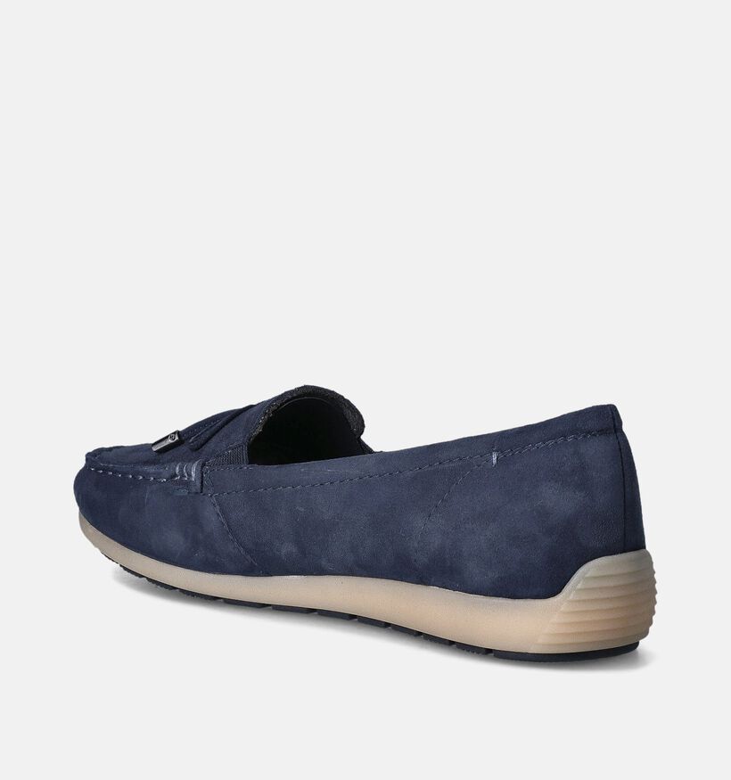 Tamaris Comfort Mocassins en Bleu pour femmes (351718) - pour semelles orthopédiques