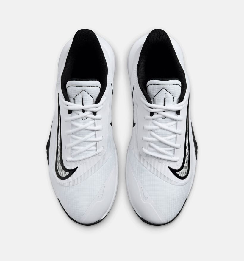 Nike Precision 7 Baskets en Blanc/Noir pour hommes (359814)