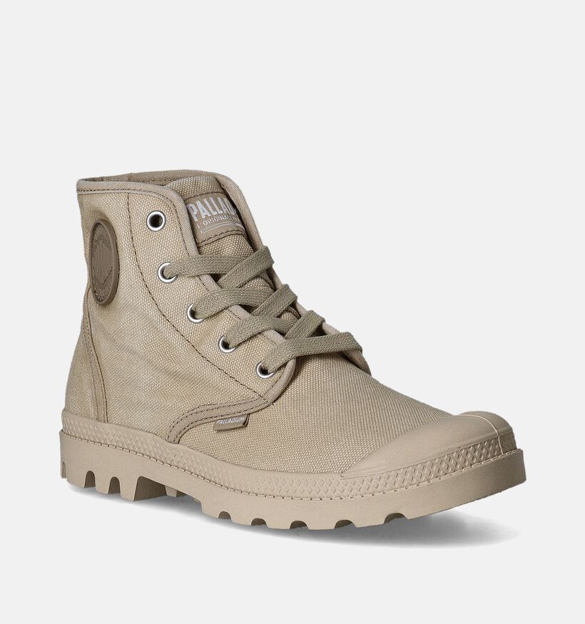 Palladium Pampa HI Taupe Sneakers voor dames (353325)