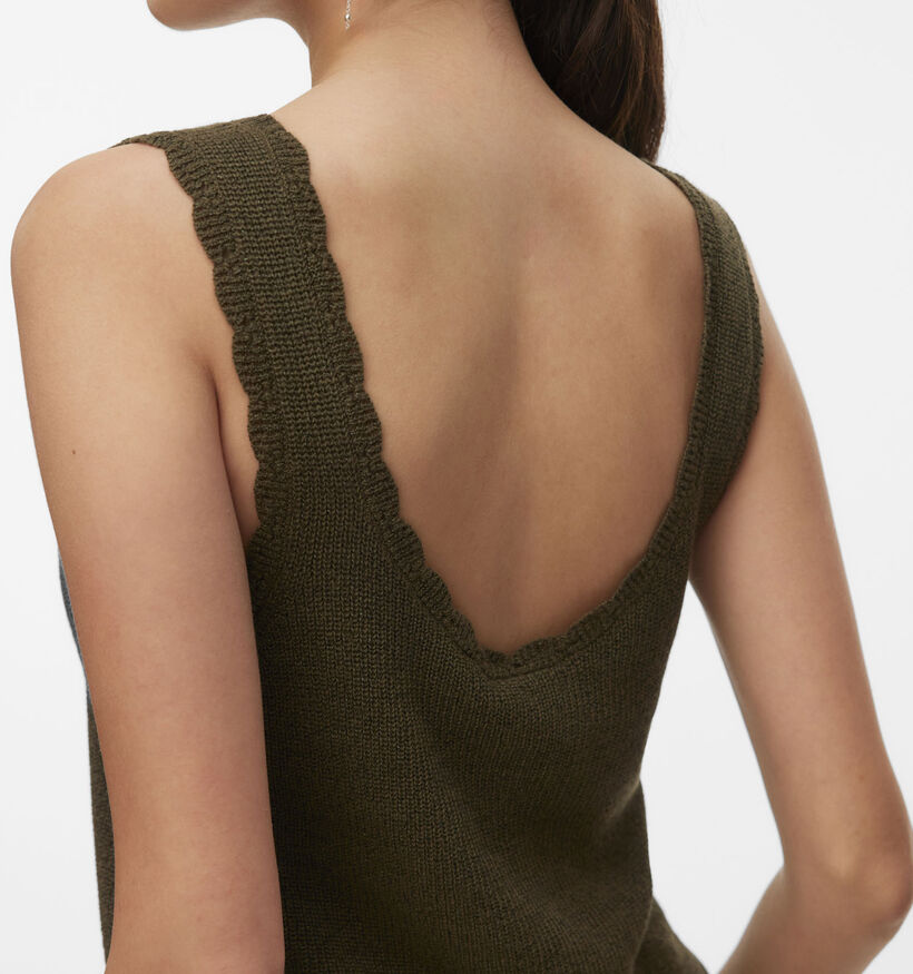 Vero Moda Lexie Shine D&eacute;bardeur en Vert pour femmes (367202)