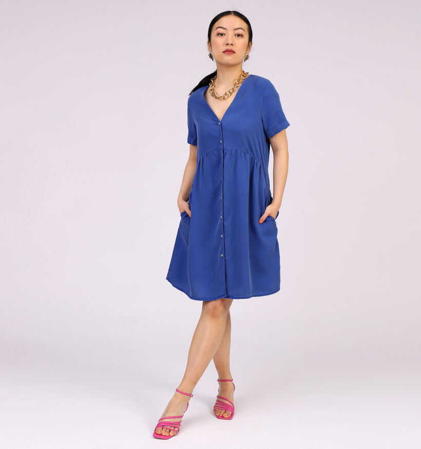 Pieces Mallie Robe en Bleu (314681)