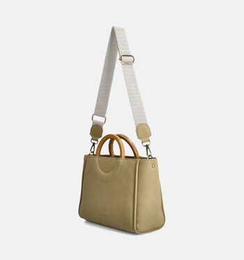 Woomen Sacs à main Beige/Marron/Vert