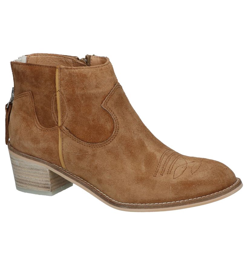 Cognac Western Enkellaarzen Alpe in daim (248821)