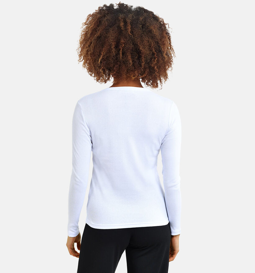 Sisters Point Eike Wit Longsleeve T-shirt voor dames (377826)